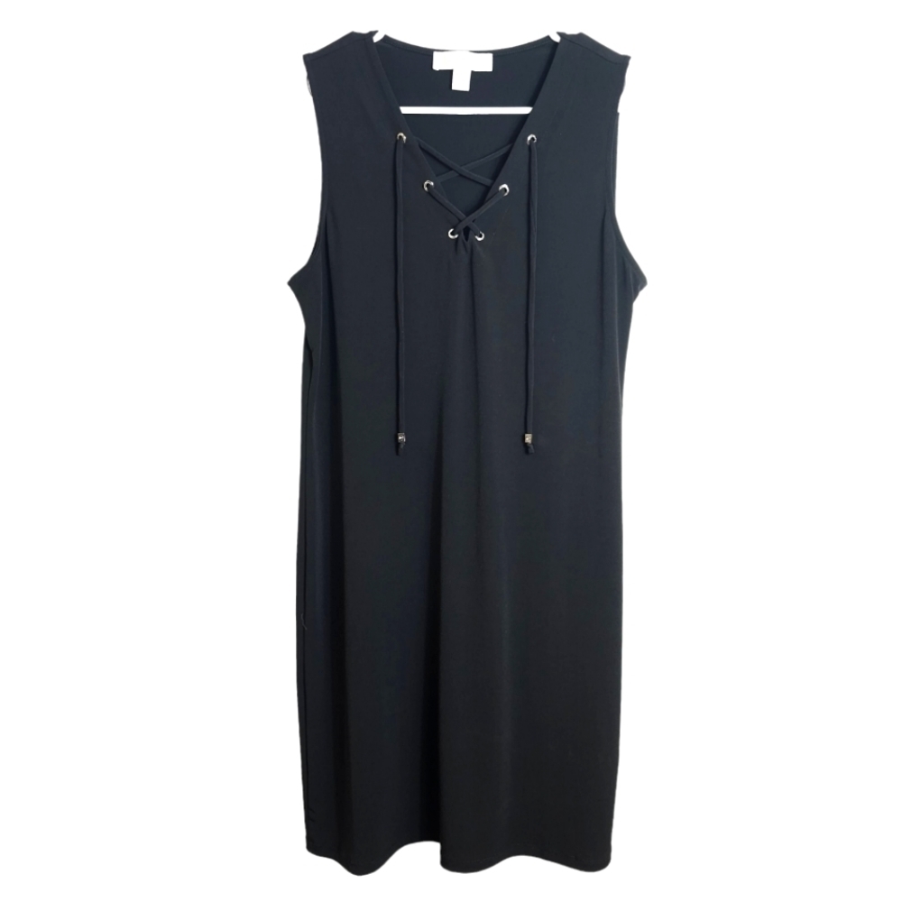 Michael Kors Black Lace up Dress